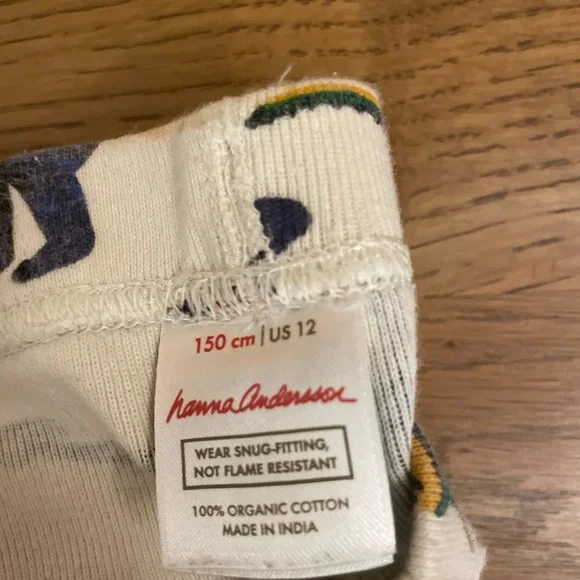 Hanna Andersson Pajama Bottoms size 12 - Picture 3 of 3